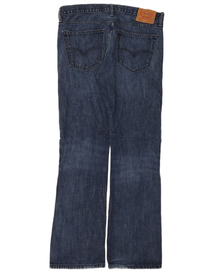 Jeans Levi's 527 Bootcut da donna W36 L34 Blu