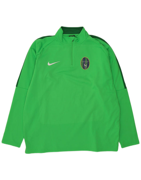 Nike Cerveteri Graphic Pullover Tuta da Uomo Top XL Verde Colorblock