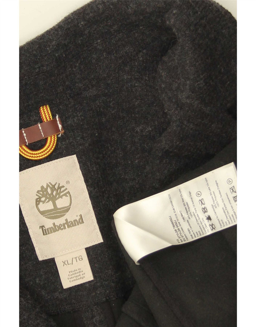 Giacca blazer da uomo a 2 bottoni Timberland UK 42 XL poliestere grigio