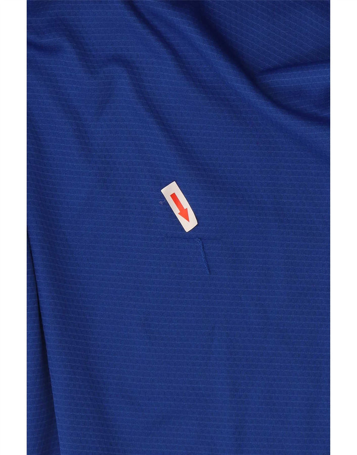 T-shirt da uomo Adidas Top grande blu in poliestere