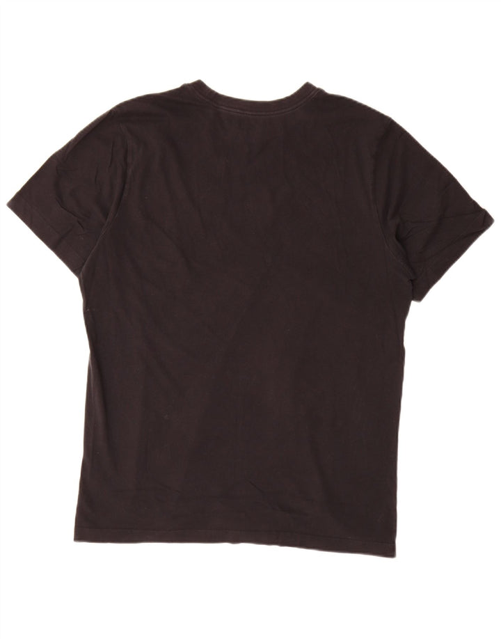 T-shirt grafica da uomo Nike Top in cotone nero medio