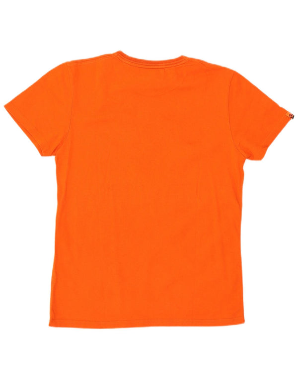 T-shirt grafica da uomo Superdry Top arancione medio