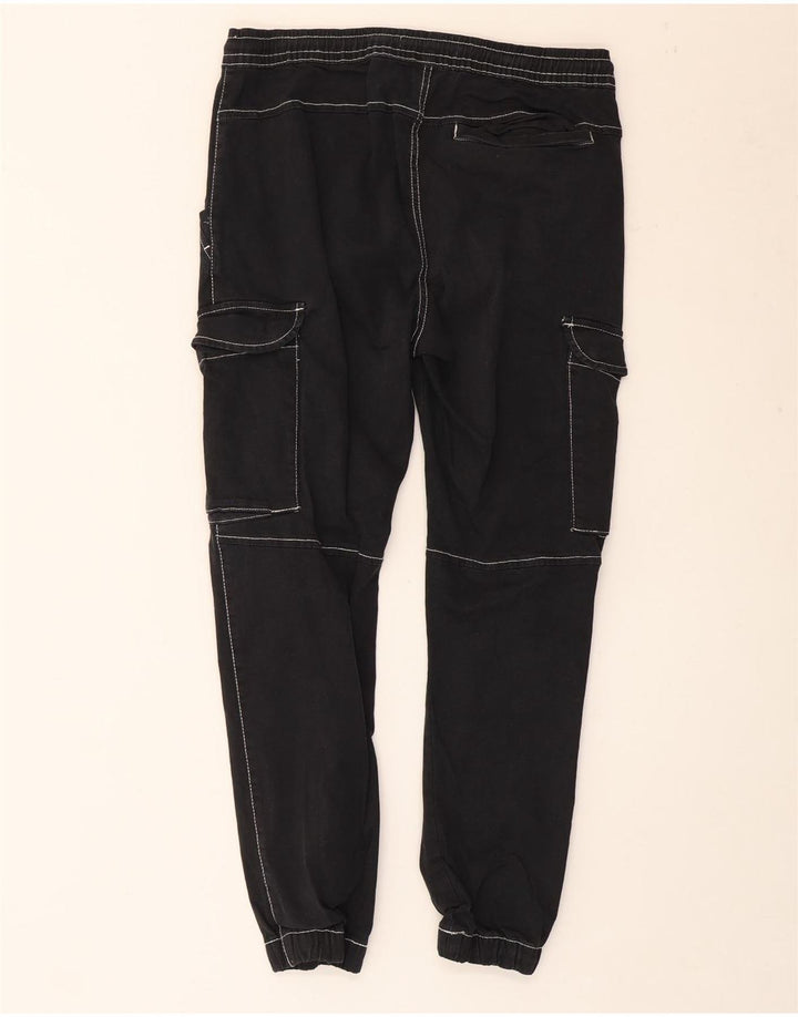 Pantaloni cargo da uomo Zara Joggers medi W31 L26 cotone blu navy