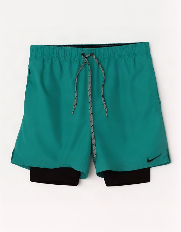 Nike Mens Sport Shorts Medium Turquoise Polyester