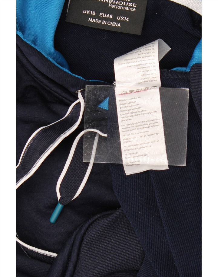 MOUNTAIN WAREHOUSE Maglione con cappuccio da donna UK 18 XL Poliestere blu navy