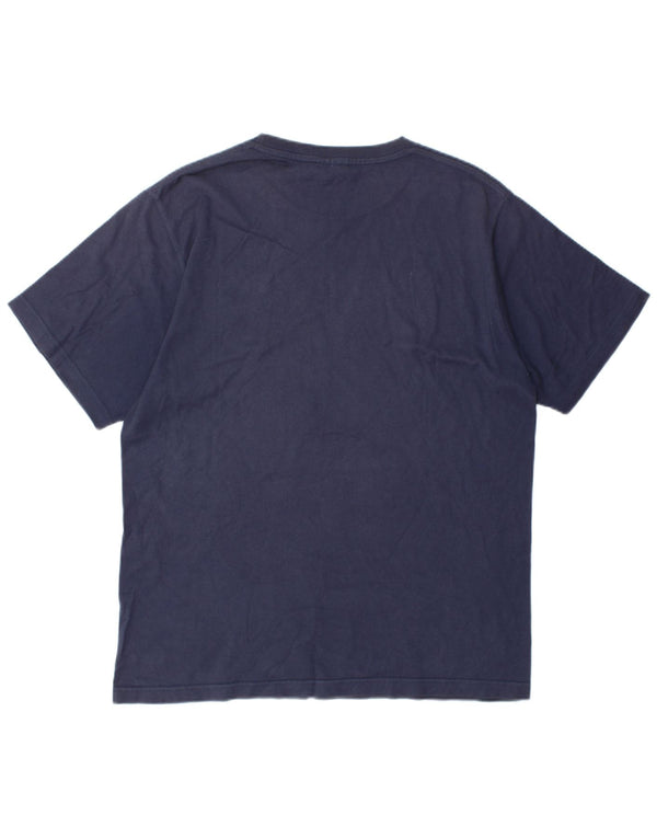 T-shirt grafica da uomo Nike Top UK 39/41 cotone blu navy medio