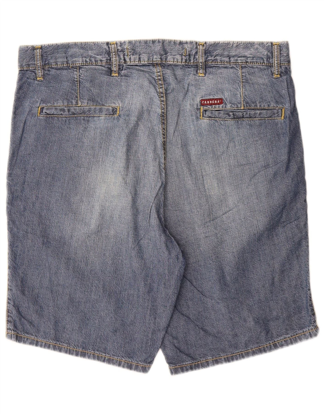 Pantaloncini di jeans regolari da uomo Carrera IT 50 Large W34 Blu Cotone
