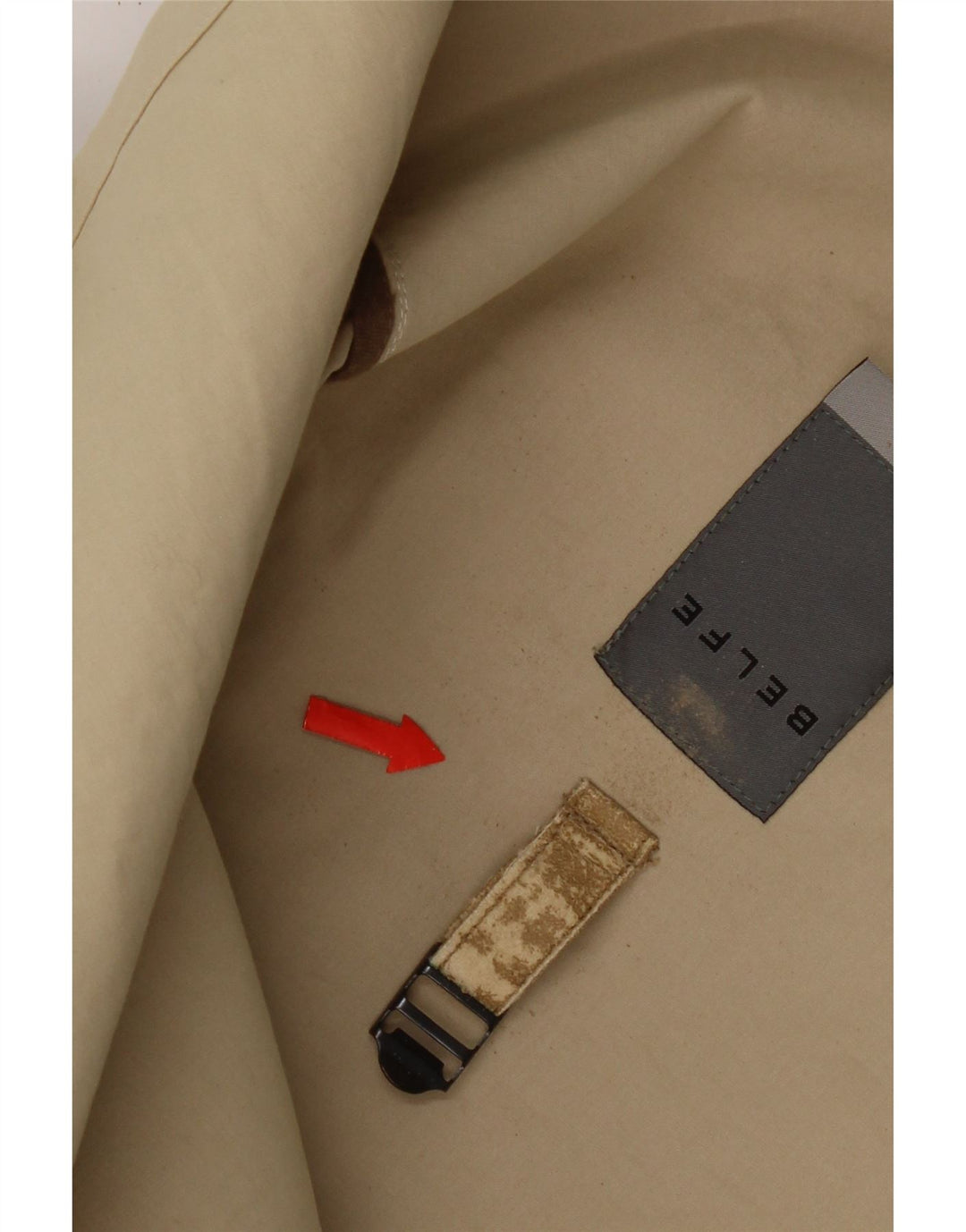 Cappotto da uomo Belfe UK 42 XL Cotone beige
