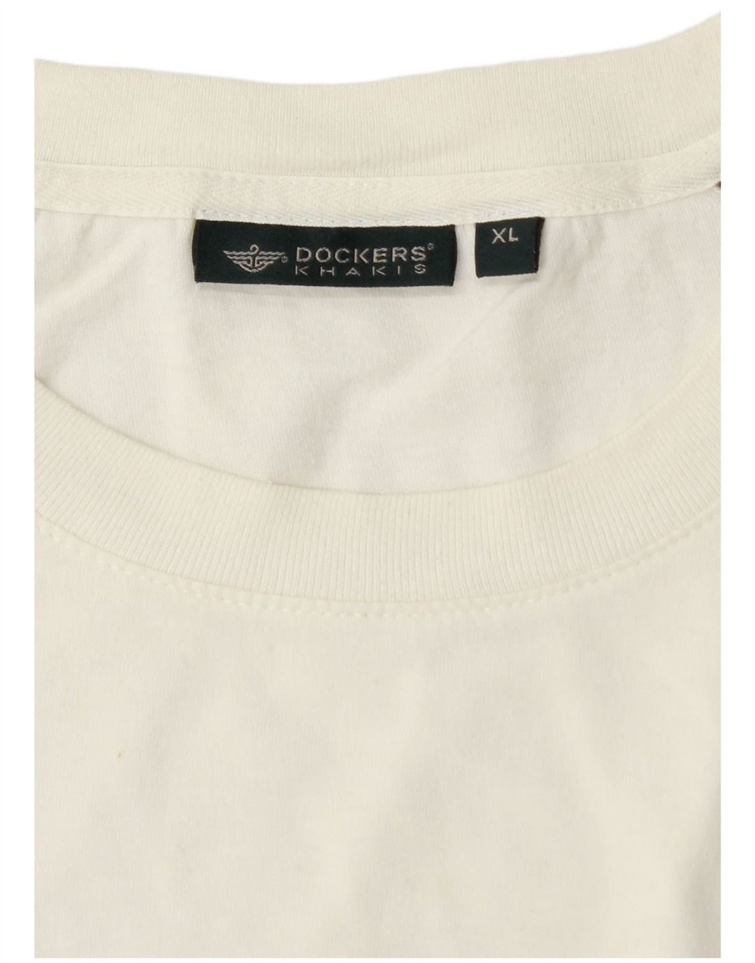 T-shirt da uomo color kaki Dockers Top XL bianco color block