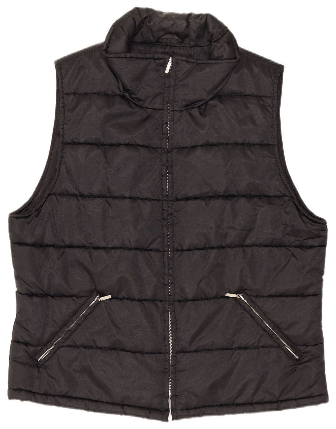 Gilet imbottito da donna Fusion UK 18 XL nylon nero