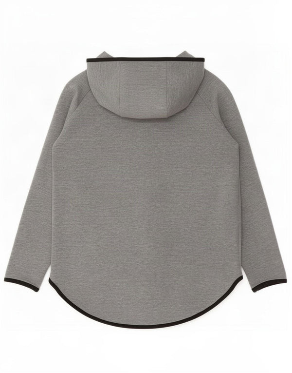 Maglione con cappuccio e zip Zara Trafaluc da donna UK 14 Poliestere screziato grigio medio