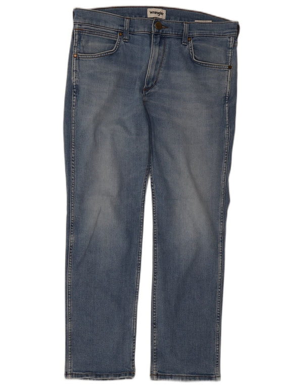 Jeans dritti da uomo Wrangler Greensboro W32 L30 cotone blu