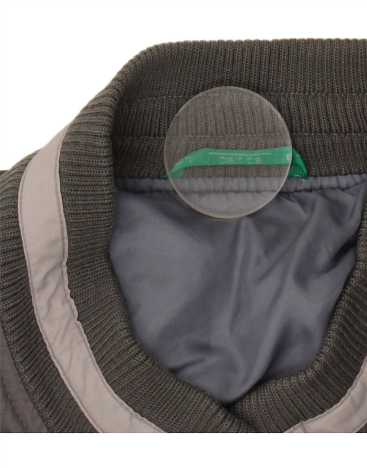 Giubbotto bomber da uomo Canda UK 40 Large in poliestere color block grigio