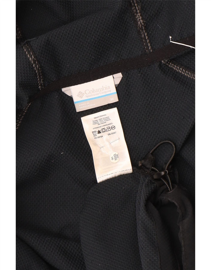 Giacca antipioggia con cappuccio da uomo Columbia UK 38 poliestere nero medio