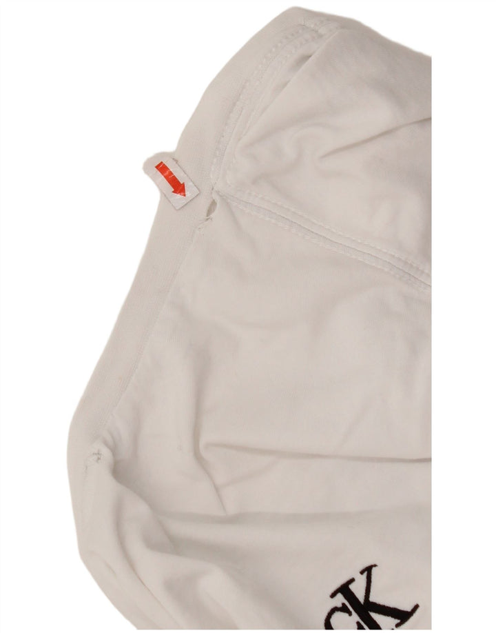 CALVIN KLEIN T-shirt da donna Top UK 14 Medium White