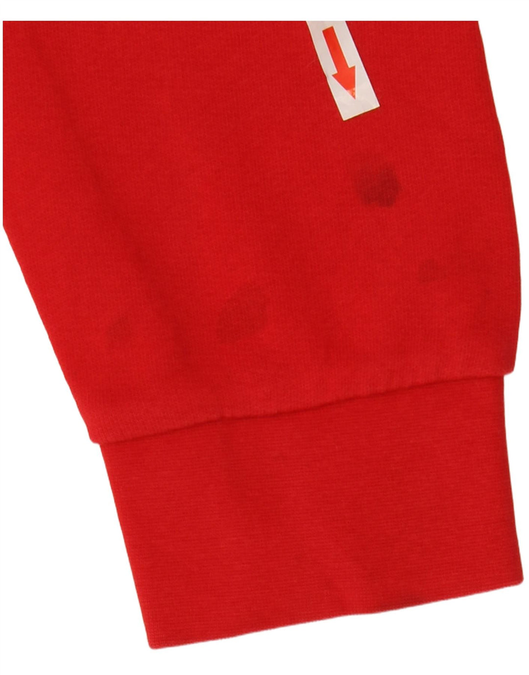 Felpa Lee da donna con vestibilità regolare grafica, maglione, UK 14, cotone rosso medio