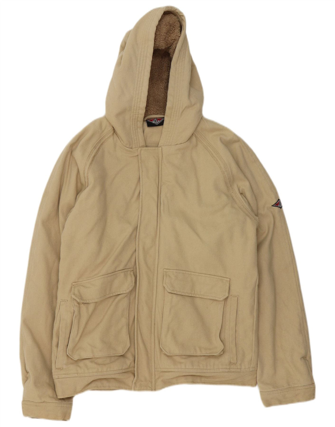 Bomber con cappuccio da uomo Bear UK 38 Cotone beige medio