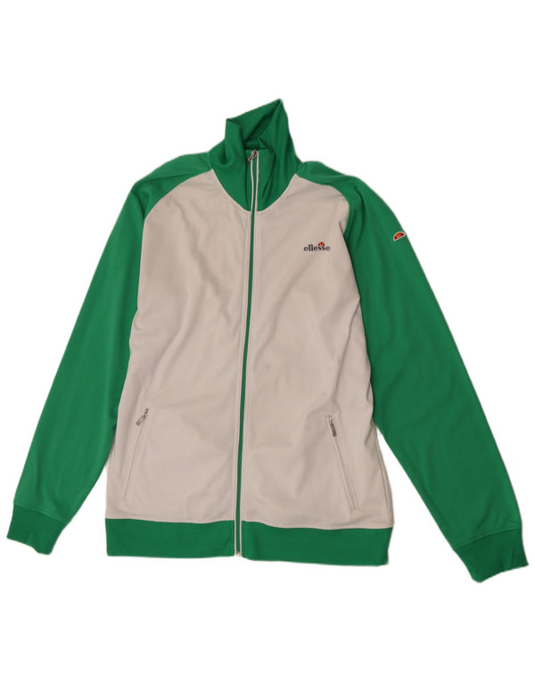 Giacca da tuta da donna Ellesse UK 20 2XL Poliestere color block bianco