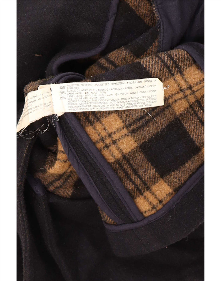 Cappotto da marinaio da uomo Zara UK 42 XL poliestere blu navy