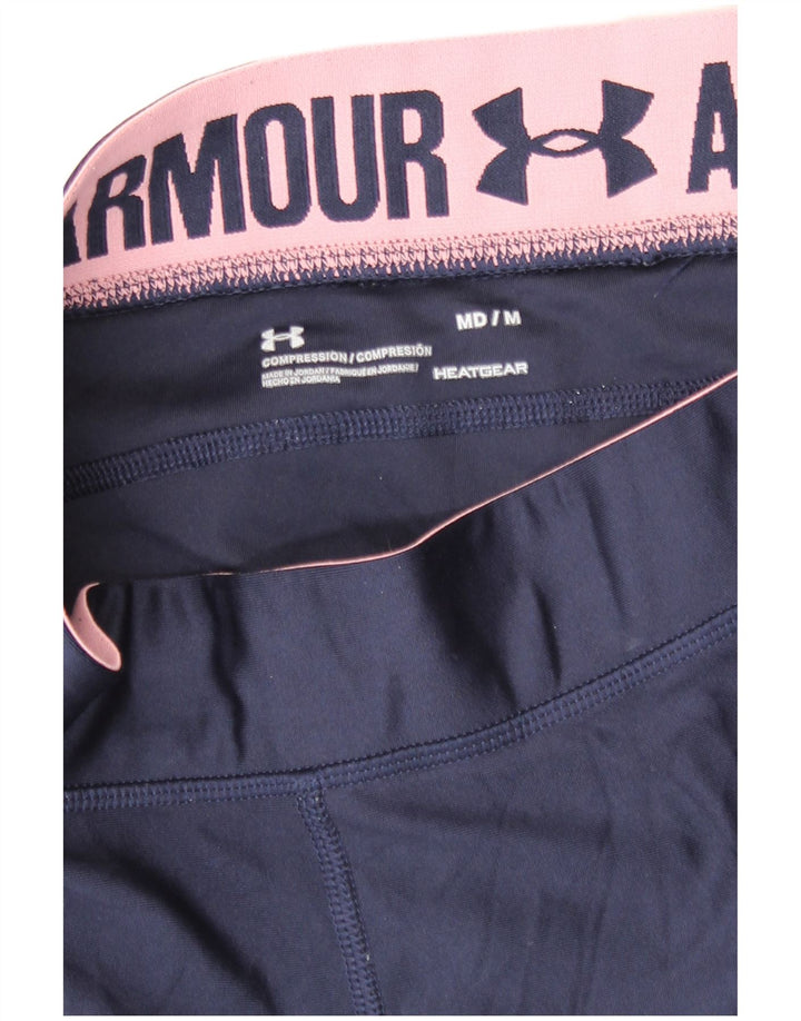 Leggings grafici crop da donna Under Armour UK 12 medio blu navy