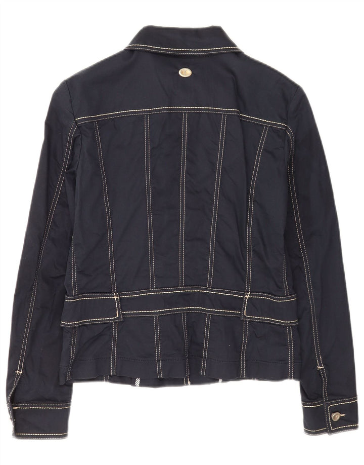 Giubbotto Bomber Donna Trussardi Jeans IT 44 Blu Navy Medio