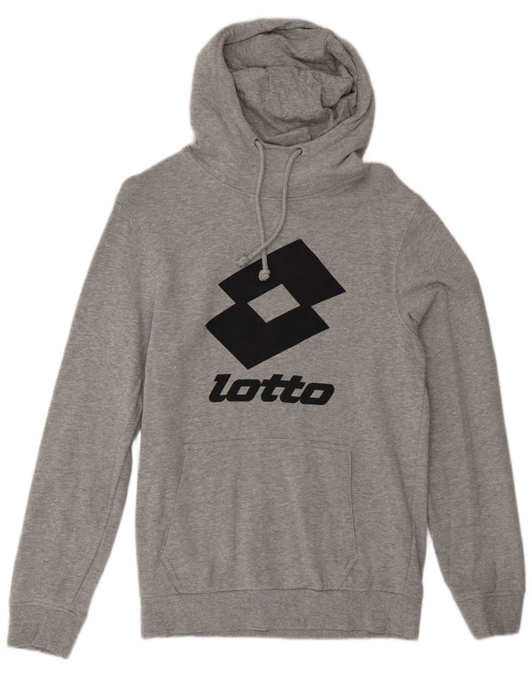 Maglione con cappuccio grafico da uomo Lotto 2XS Grigio