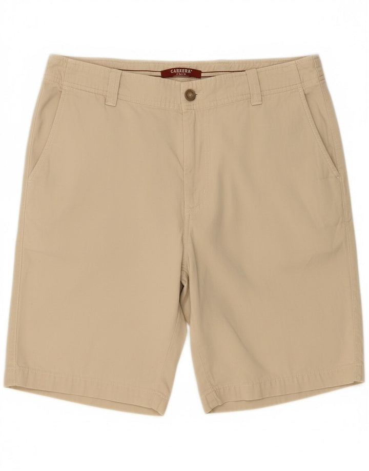 CARRERA Mens Casual Shorts W38 XL Beige Cotton Vintage Carrera and Second-Hand Carrera from Messina Hembry 