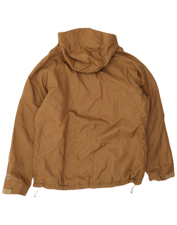 Giacca antipioggia con cappuccio Columbia Omni-Heat da uomo UK 42 XL poliestere marrone