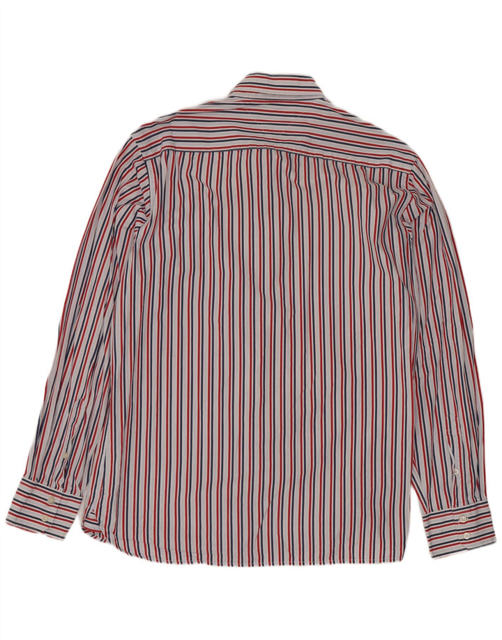 Camicia da uomo Tommy Hilfiger grande in cotone a righe multicolori
