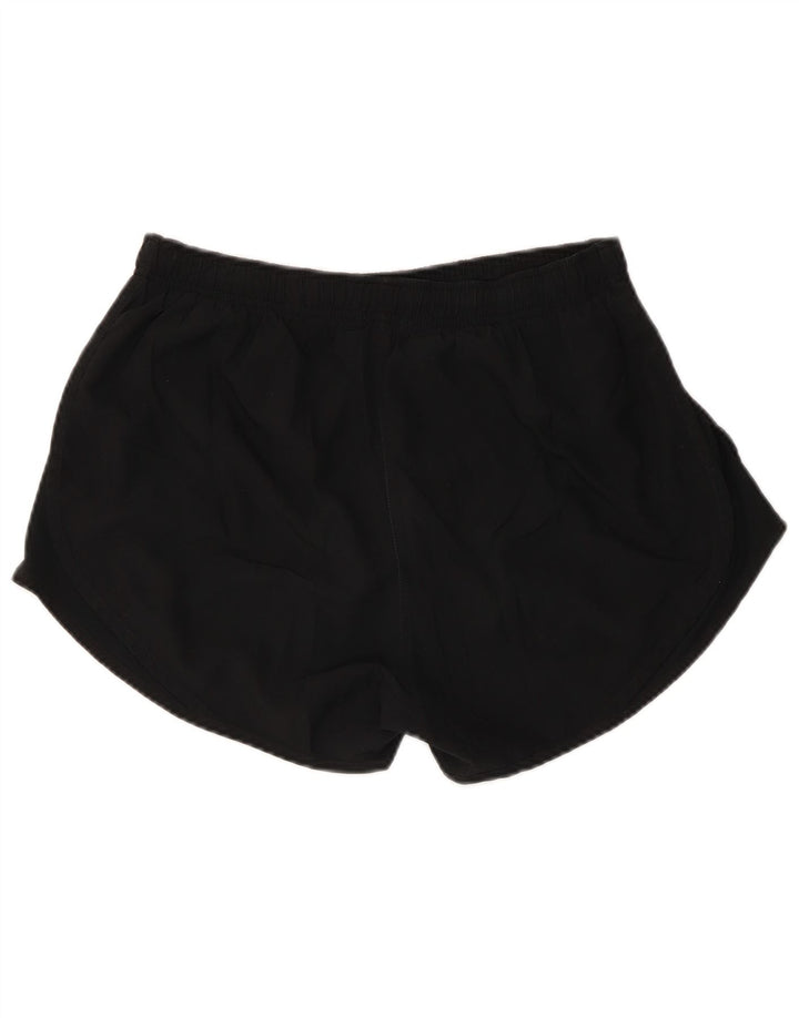 Pantaloncini sportivi NIKE Dri Fit da donna UK 14 medio nero poliestere