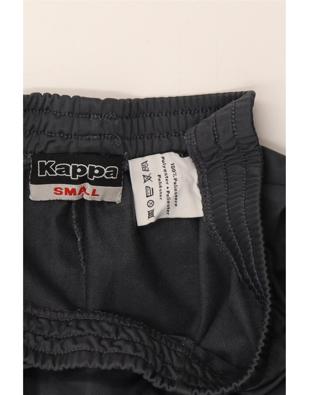 Pantaloni da tuta da uomo KAPPA piccoli in poliestere grigio