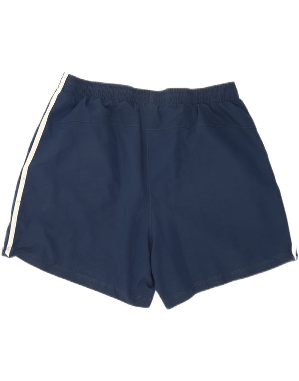 Pantaloncini sportivi da uomo Adidas XL blu navy in poliestere