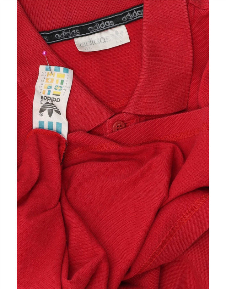 Polo Adidas Uomo UK 40/42 Media Rossa