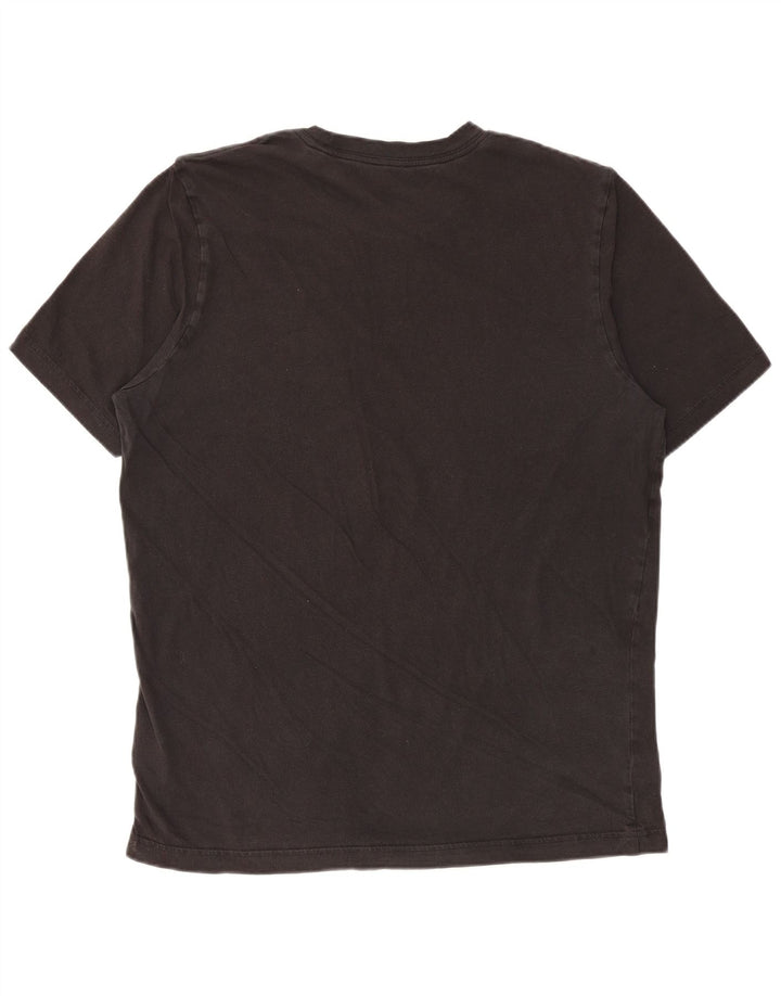 ADIDAS Mens T-Shirt Top Large Black Cotton