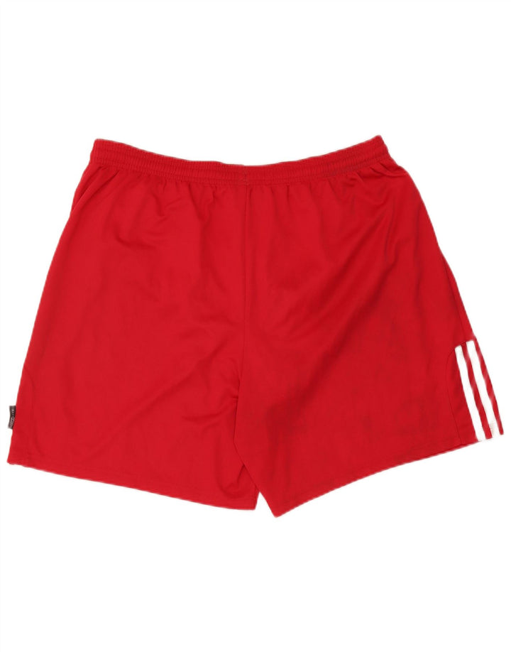 ADIDAS Mens Climalite Sport Shorts Large Red