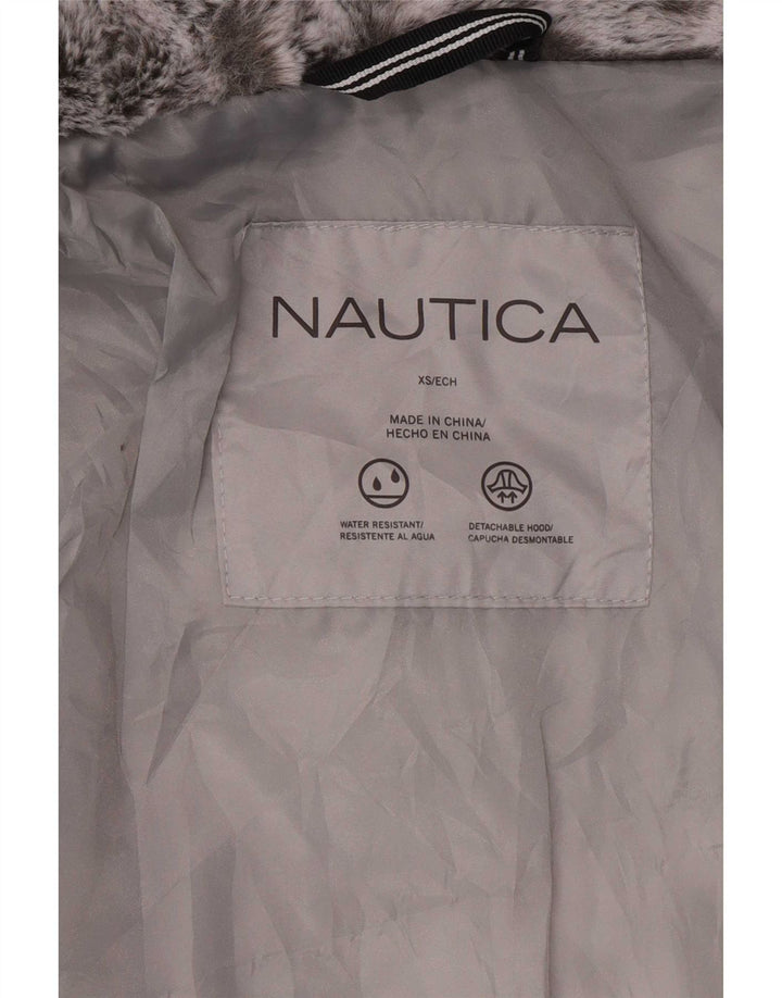 Giacca imbottita con cappuccio da donna Nautica UK 6 XS poliestere grigio