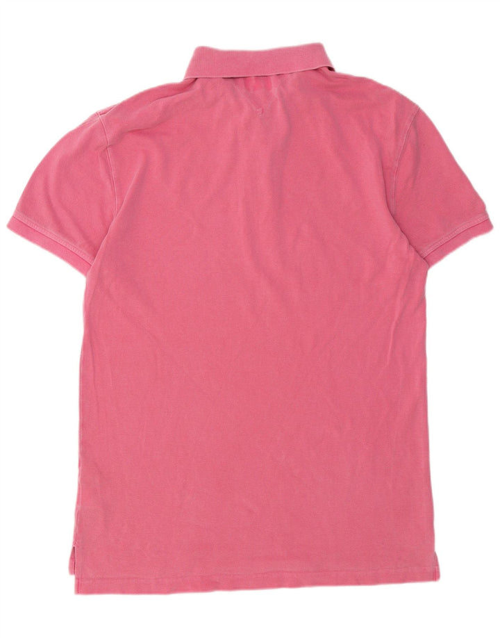 TOMMY HILFIGER Polo da uomo vestibilità regolare grande cotone rosa