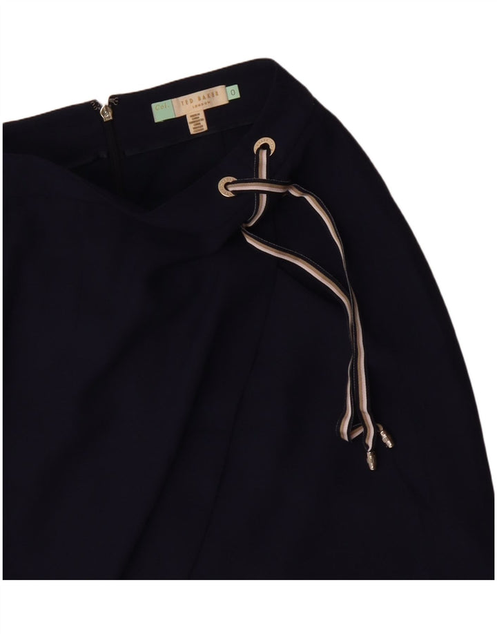 Gonna a tubino da donna TED BAKER taglia 0 2XS W24 blu navy