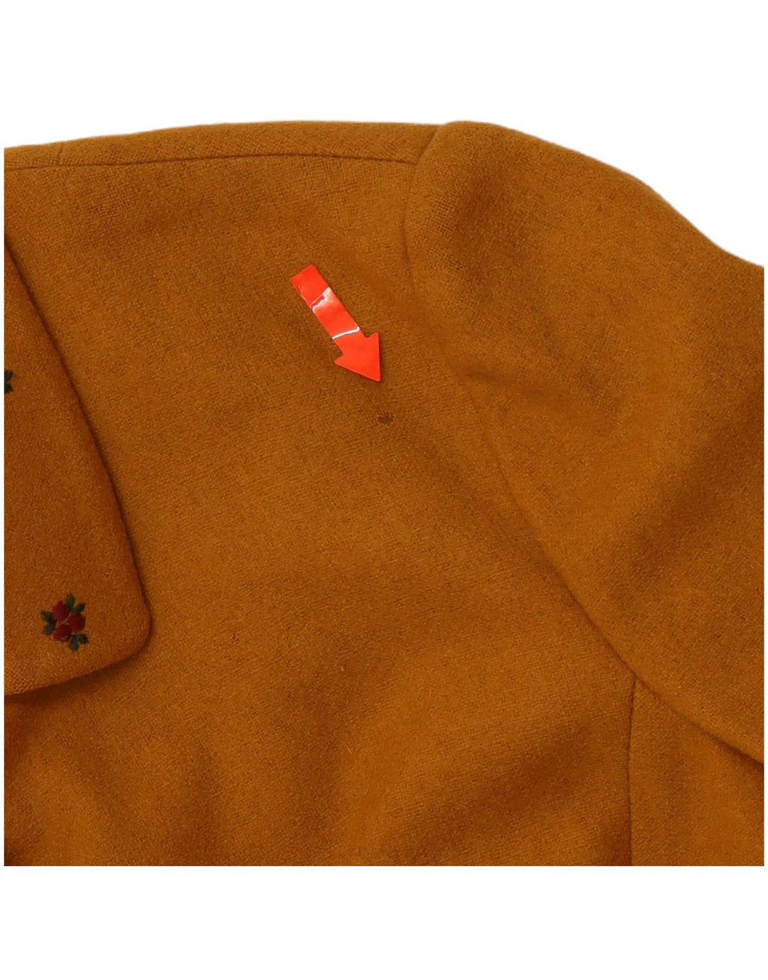 Giacca blazer da donna a 4 bottoni VINTAGE IT 38 XS in cotone giallo