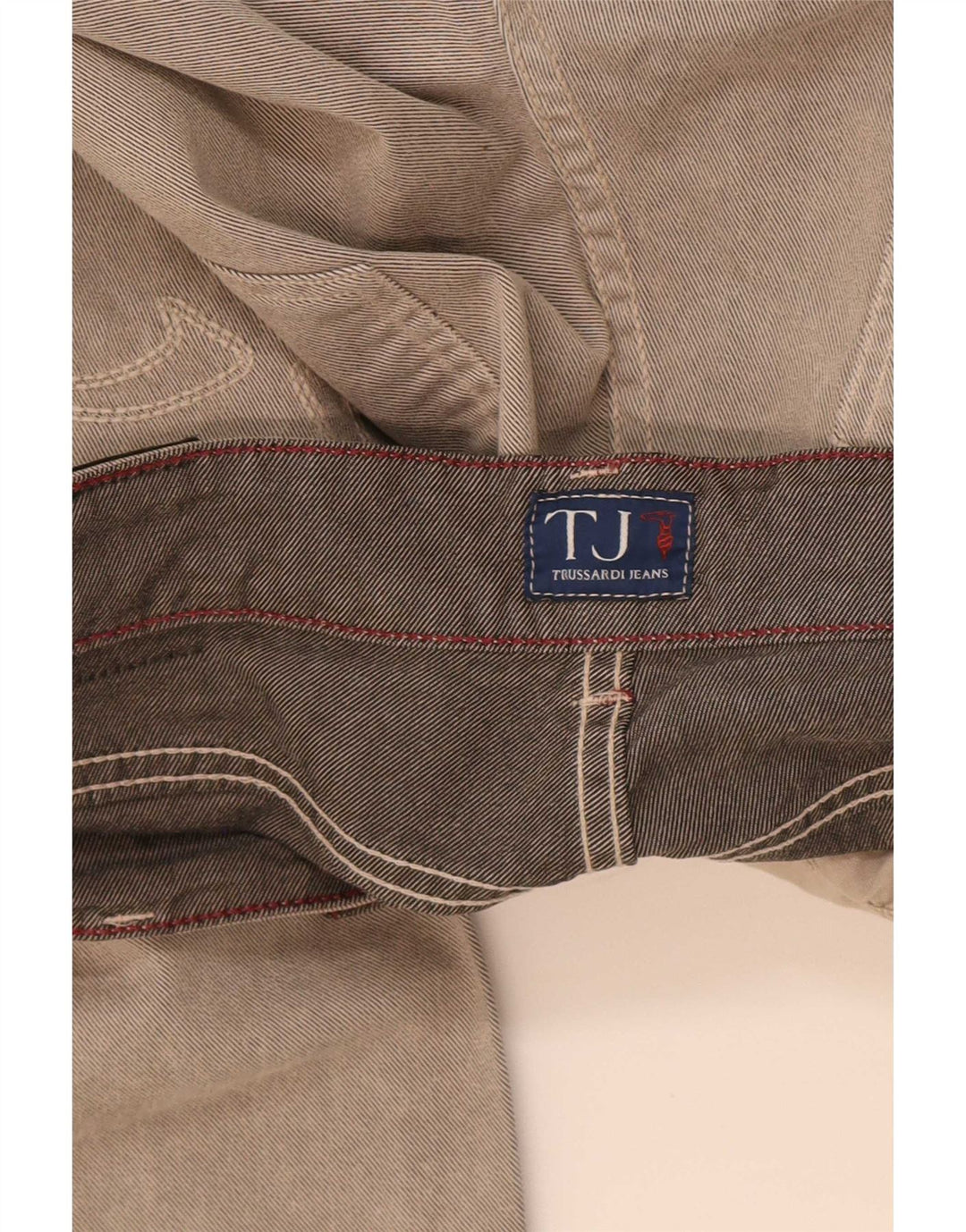 Jeans Straight Uomo Trussardi W31 L33 Cotone Grigio