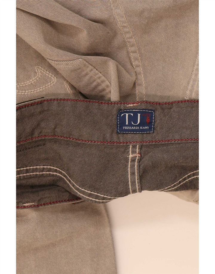 Jeans Straight Uomo Trussardi W31 L33 Cotone Grigio