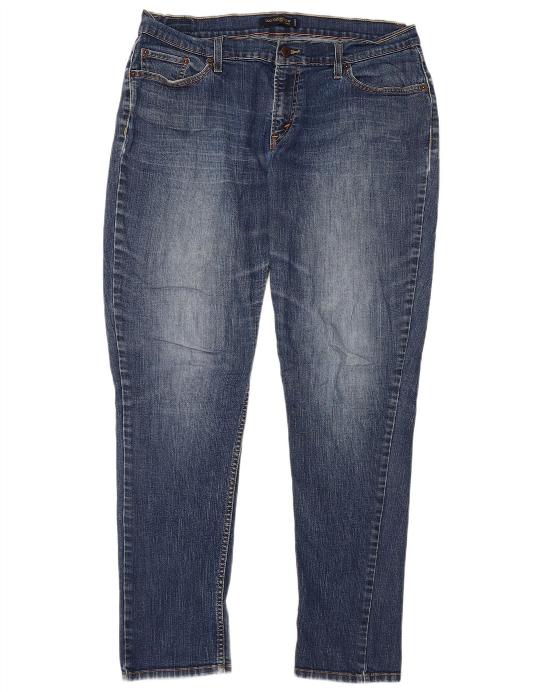 Jeans Levi's 524 Super Low Skinny da donna W36 L31 Blu