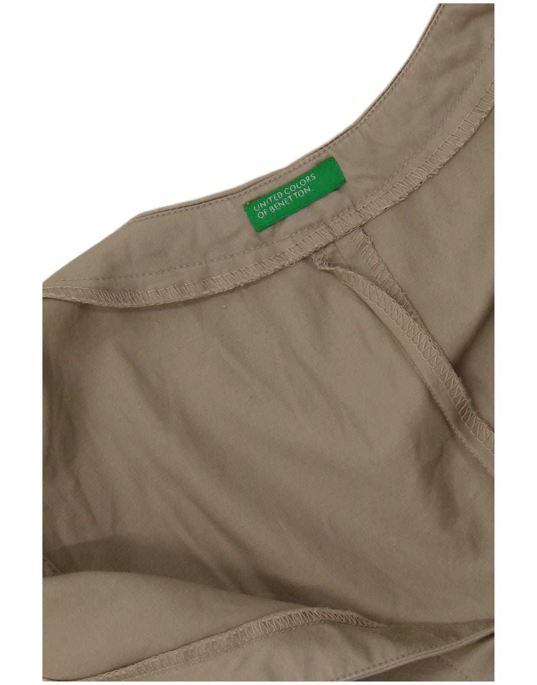 Abito tubino senza maniche da donna Benetton UK 12 medio cachi