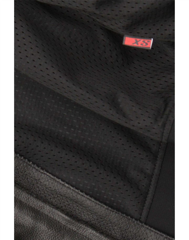 Giacca da corsa in pelle da donna AXO UK 6 XS Black Colourblock
