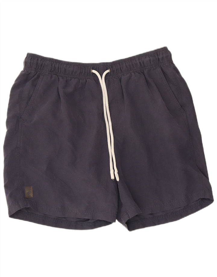 Pantaloncini da bagno da uomo Marks & Spencer medio poliestere blu navy