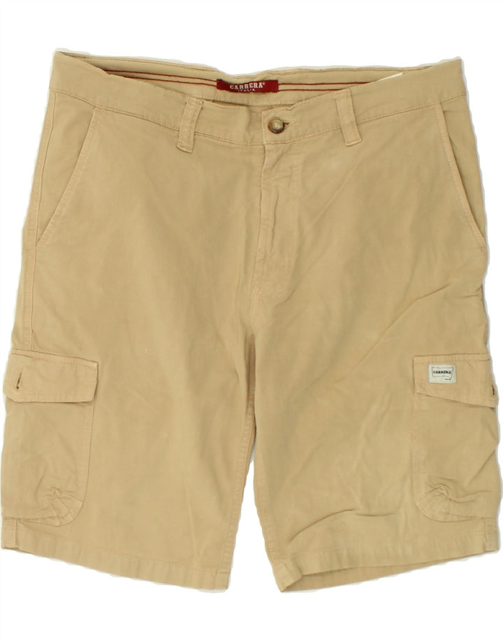 CARRERA Womens Cargo Shorts W34 Large Beige Cotton Vintage Carrera and Second-Hand Carrera from Messina Hembry 