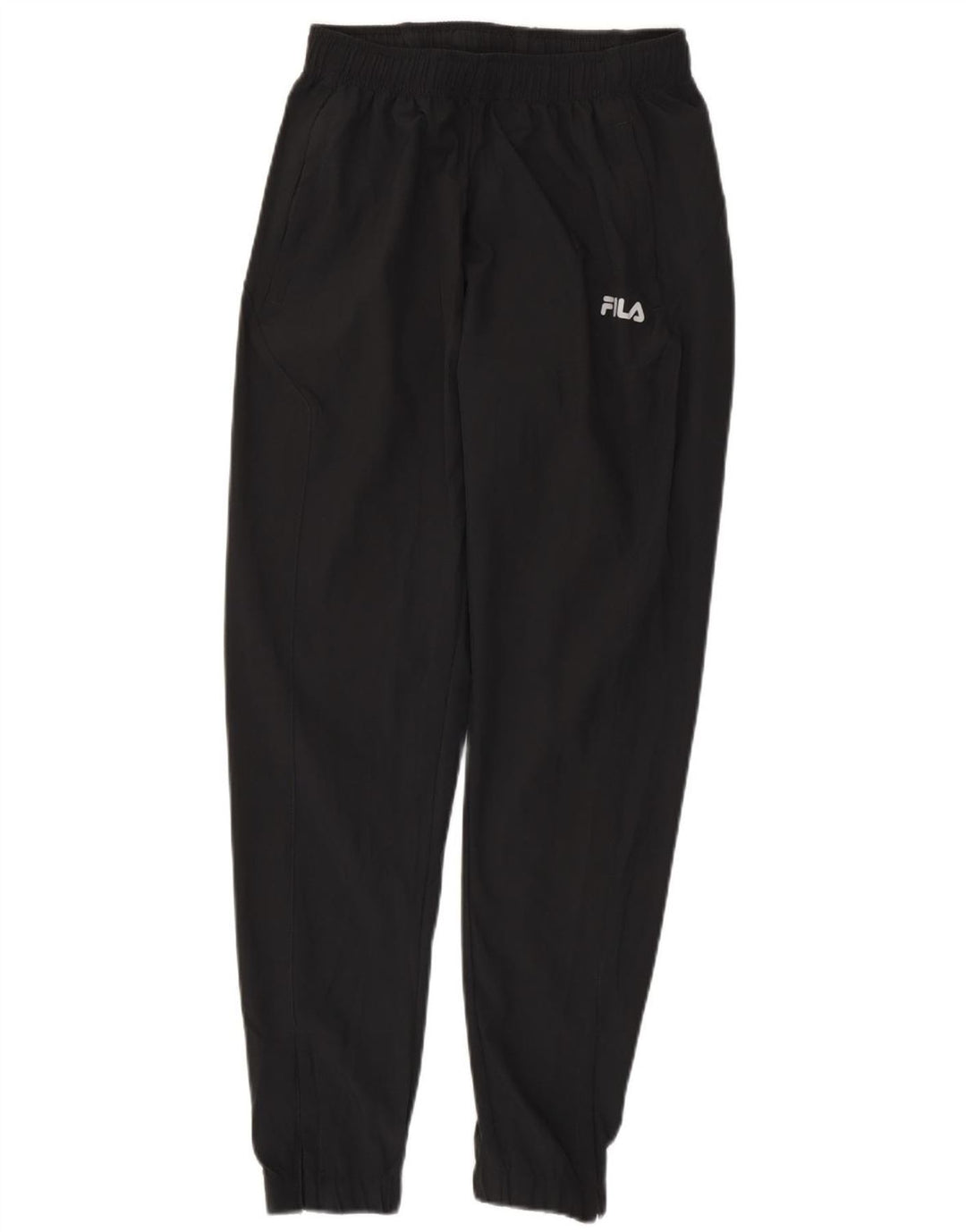 Pantaloni da tuta da uomo Fila Joggers piccoli in poliestere nero
