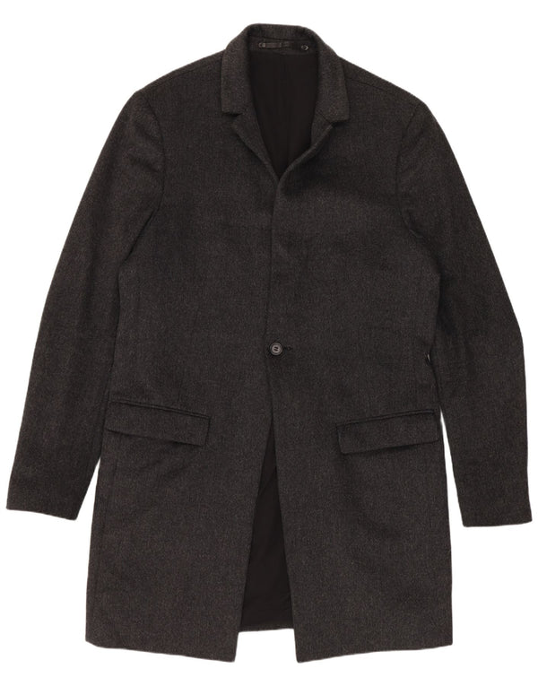 Cappotto da uomo All Saints UK 42 XL Lana grigia