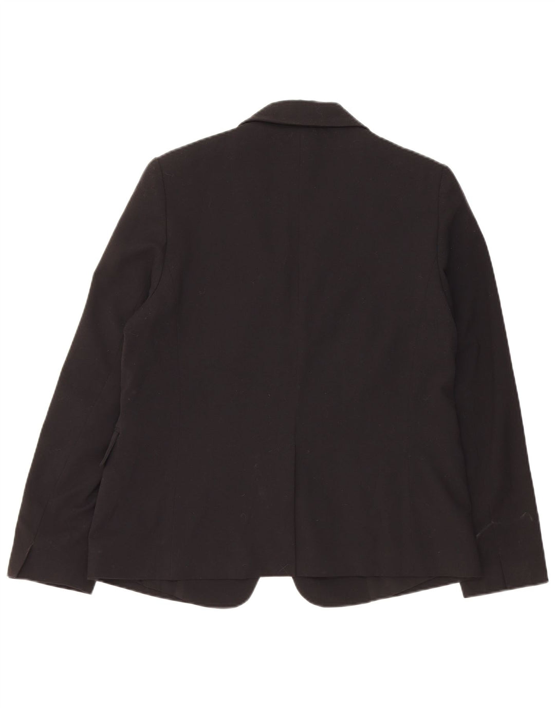 Giacca blazer a 1 bottone Marks & Spencer da donna UK 12 poliestere nero medio