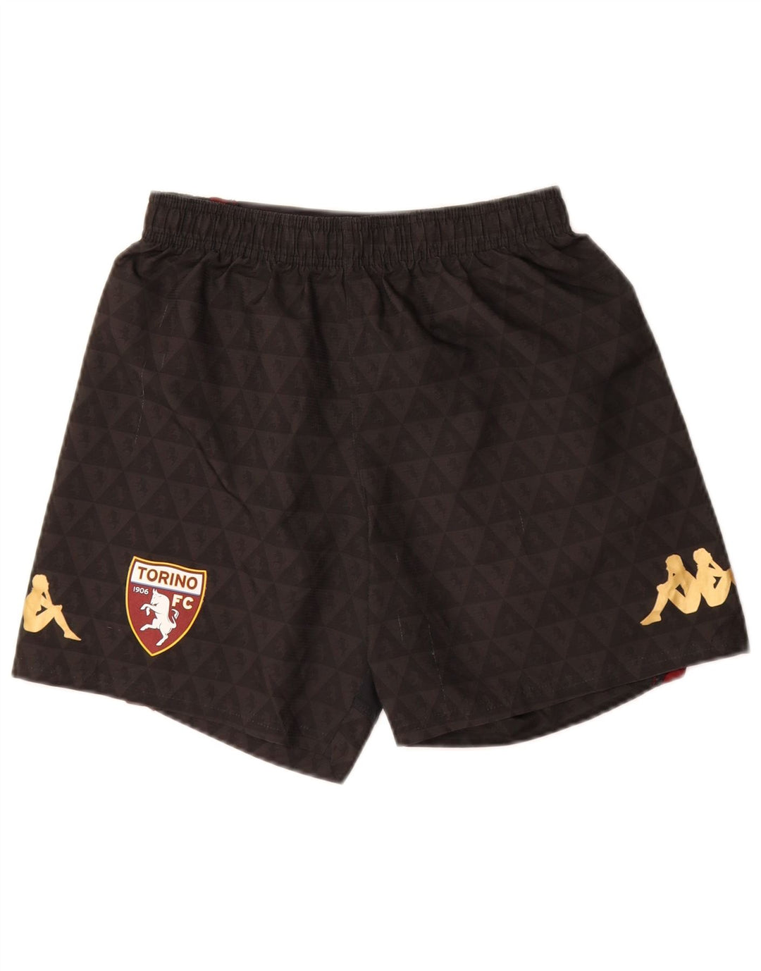 Pantaloncini sportivi grafici KAPPA FC Torino da donna UK 8 piccoli poliestere nero